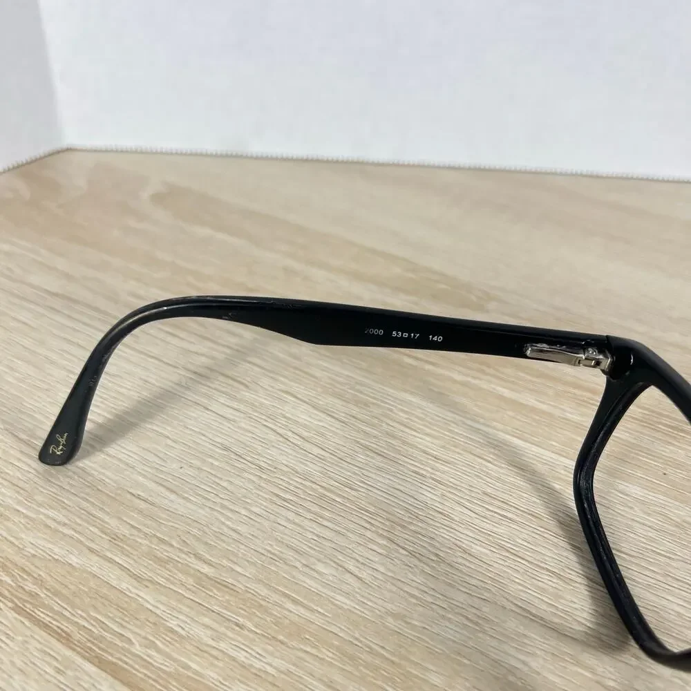 Ray-Ban RB5228 2000 Eyeglasses Black Frames Only 53-17-140 READ DESC